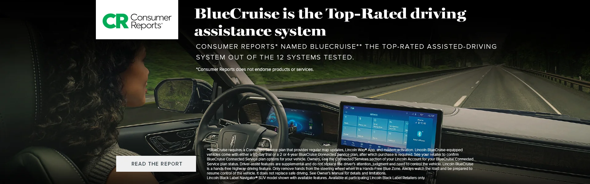 Lincoln BlueCruise is Top-Rated by Consumer Reports